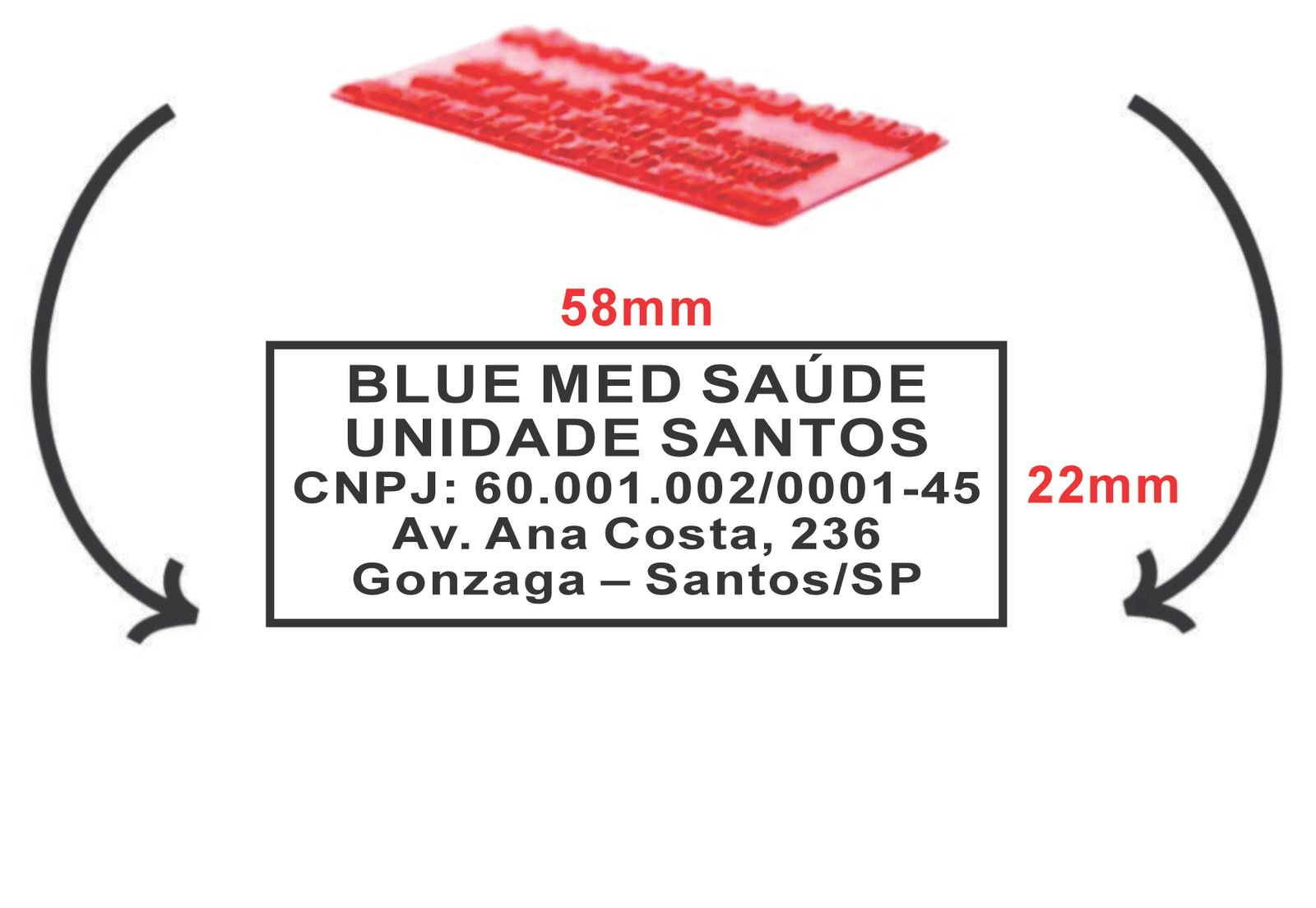 Borracha Automático 58x22mm